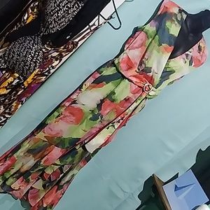 MAISON TARA LONG DRESS OPEN LEG